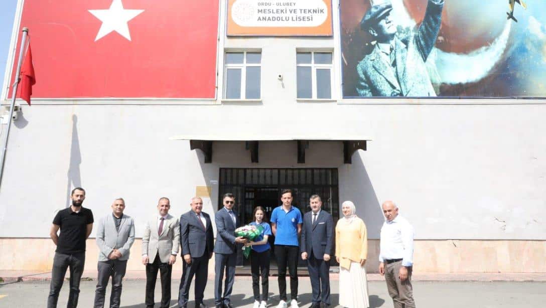 İl Milli Eğitim Müdürümüz Sayın Mehmet Fatih VARGELOĞLU Ulubey Mesleki ve Teknik Anadolu Lisesi'ni ziyaret etti.