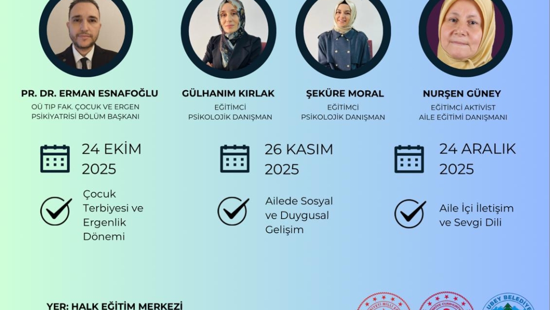 Ulubey'de ''Aile Yılı'' Kapsamında Aile Eğitimleri Başlıyor.